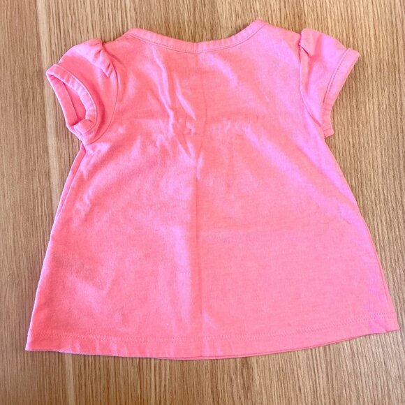 Just One You Carters Baby Girl Dress sz 3M in Pink with Bird Applique - Picture 6 of 7